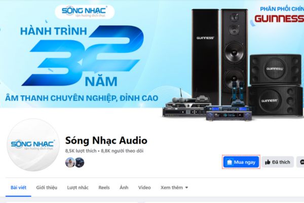 fanpage Sóng nhạc